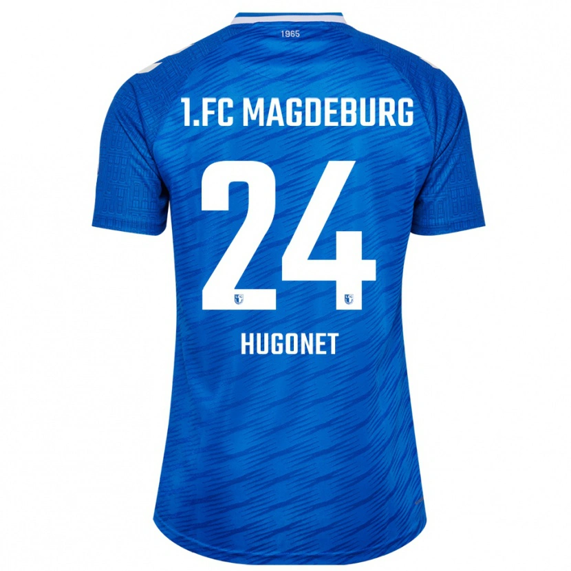 Danxen Herren Jean Hugonet #24 Blau Weiß Heimtrikot Trikot 2025/26 T-Shirt