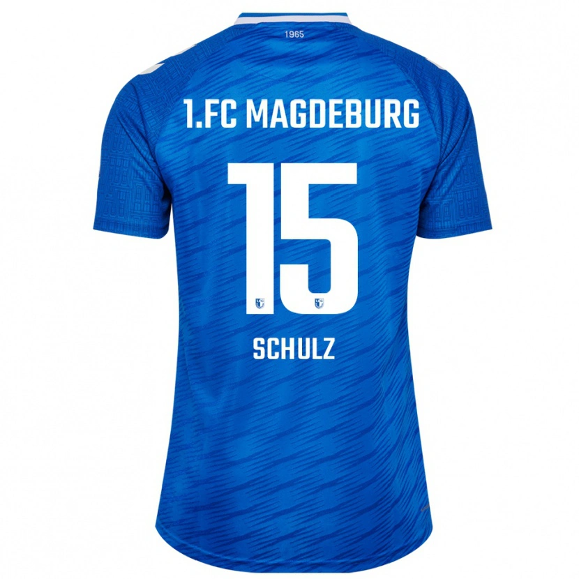 Danxen Herren Yona Schulz #15 Blau Weiß Heimtrikot Trikot 2025/26 T-Shirt