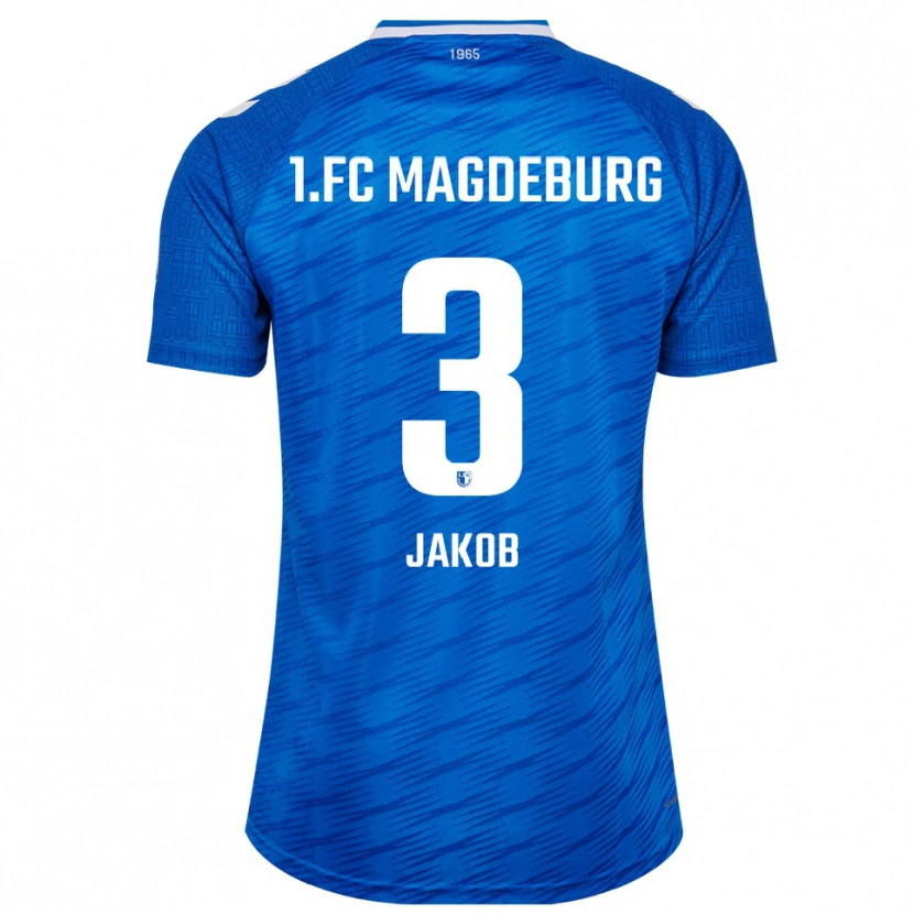 Danxen Herren Henrik Jakob #3 Blau Weiß Heimtrikot Trikot 2025/26 T-Shirt
