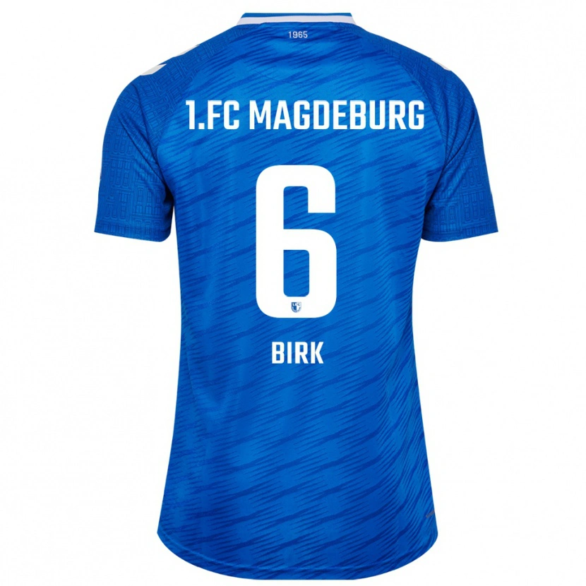 Danxen Herren Timo Birk #6 Blau Weiß Heimtrikot Trikot 2025/26 T-Shirt