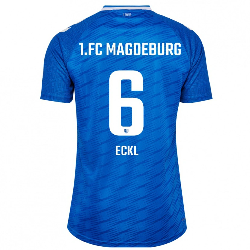 Danxen Herren Hanna Eckl #6 Blau Weiß Heimtrikot Trikot 2025/26 T-Shirt