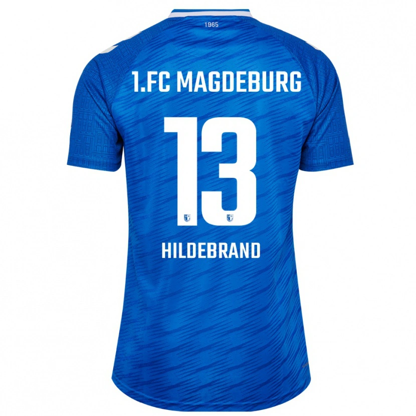 Danxen Herren Caroline Hildebrand #13 Blau Weiß Heimtrikot Trikot 2025/26 T-Shirt