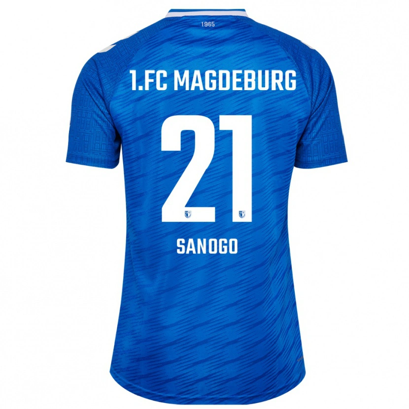 Danxen Herren Malick Sanogo #21 Blau Weiß Heimtrikot Trikot 2025/26 T-Shirt