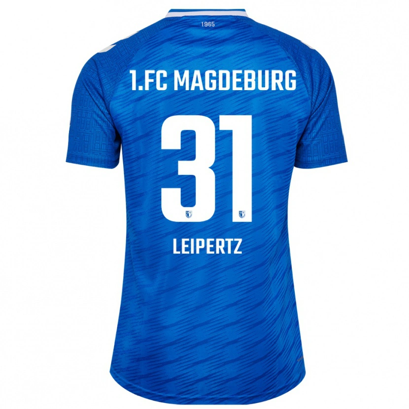 Danxen Herren Robert Leipertz #31 Blau Weiß Heimtrikot Trikot 2025/26 T-Shirt
