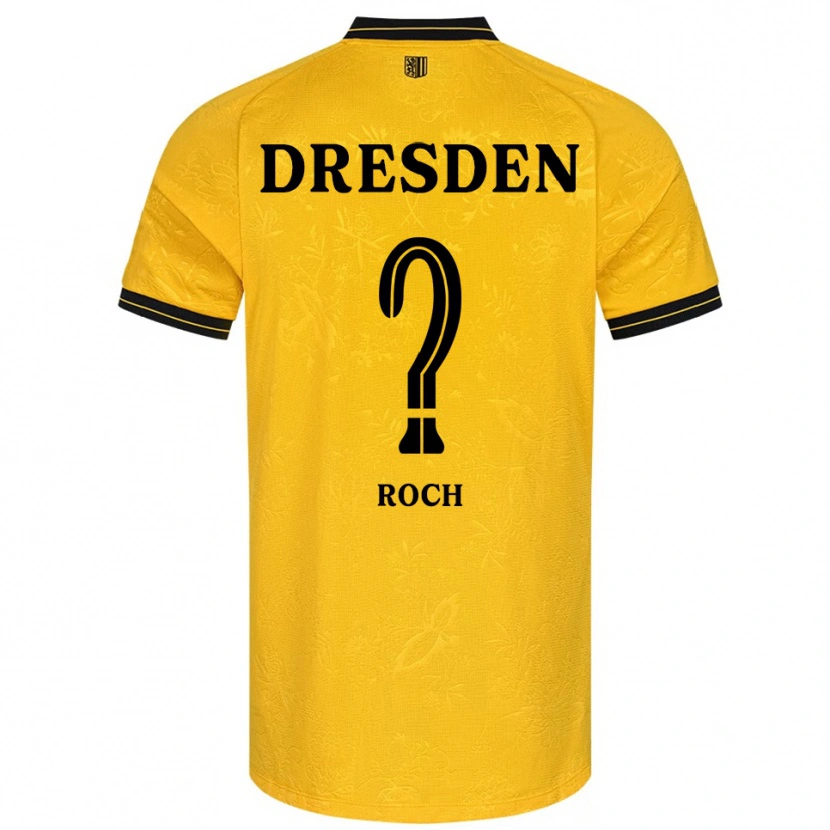 Danxen Herren Kasmodiah Roch #0 Gelb Schwarz Heimtrikot Trikot 2025/26 T-Shirt