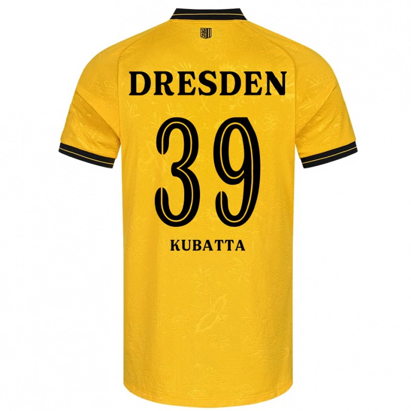 Danxen Herren David Kubatta #39 Gelb Schwarz Heimtrikot Trikot 2025/26 T-Shirt