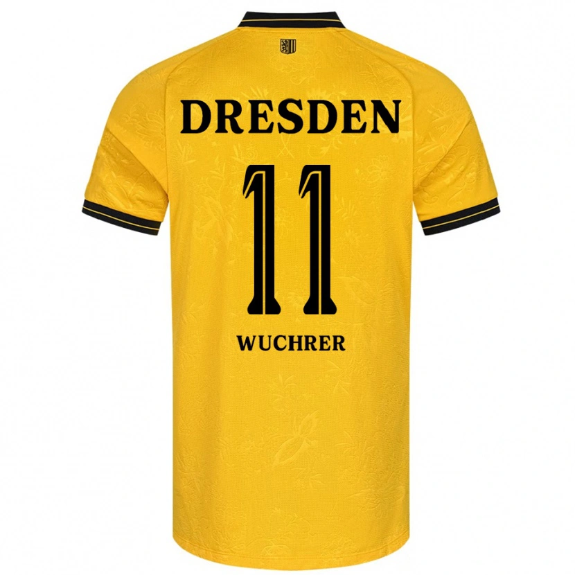 Danxen Herren Rick Wuchrer #11 Gelb Schwarz Heimtrikot Trikot 2025/26 T-Shirt