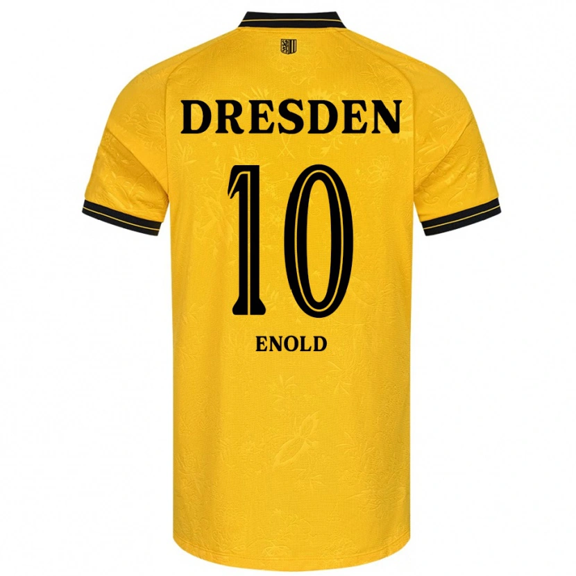 Danxen Herren Quentin Enold #10 Gelb Schwarz Heimtrikot Trikot 2025/26 T-Shirt