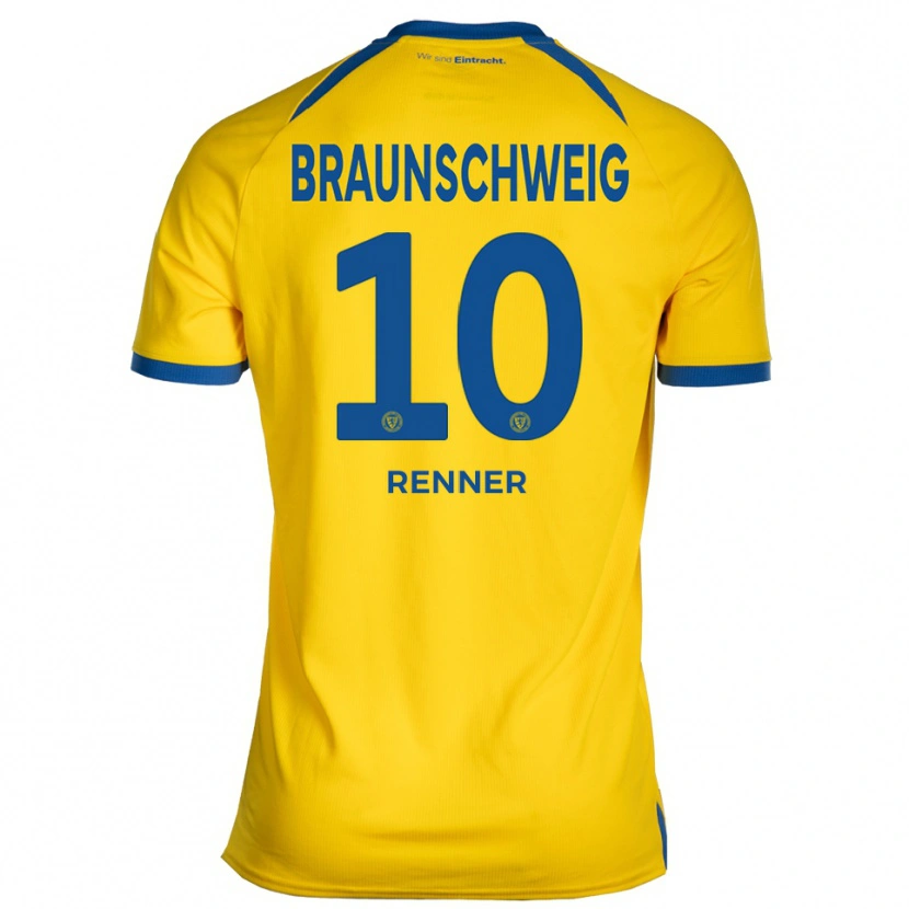 Danxen Herren Jona Renner #10 Gelb Blau Heimtrikot Trikot 2025/26 T-Shirt