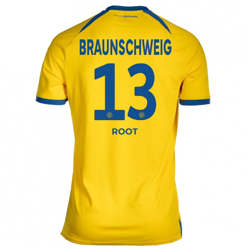 Danxen Herren Maxim Root #13 Gelb Blau Heimtrikot Trikot 2025/26 T-Shirt