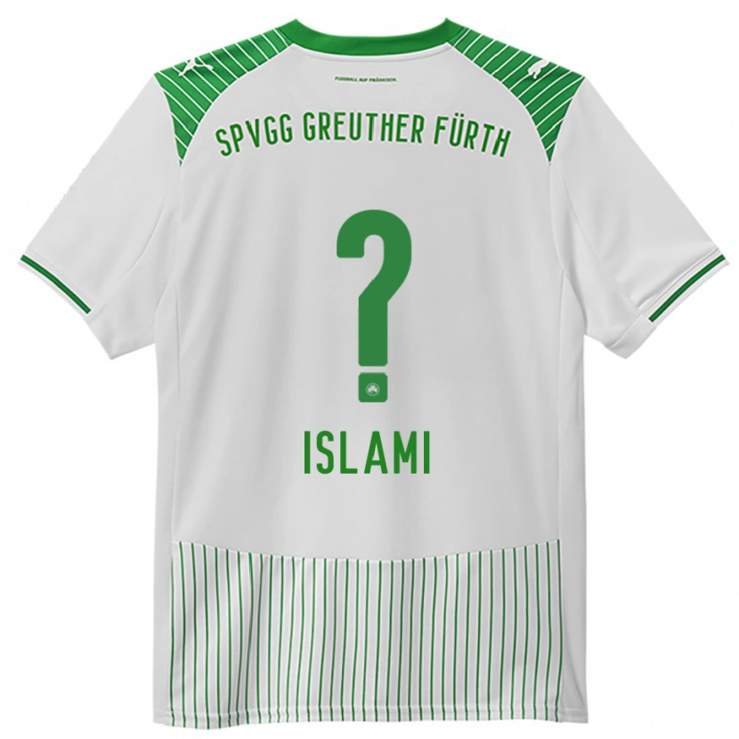 Danxen Herren Lorita Islami #0 Weiß Grün Heimtrikot Trikot 2025/26 T-Shirt