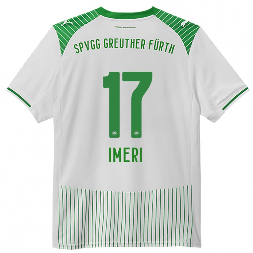 Danxen Herren Adem Imeri #17 Weiß Grün Heimtrikot Trikot 2025/26 T-Shirt