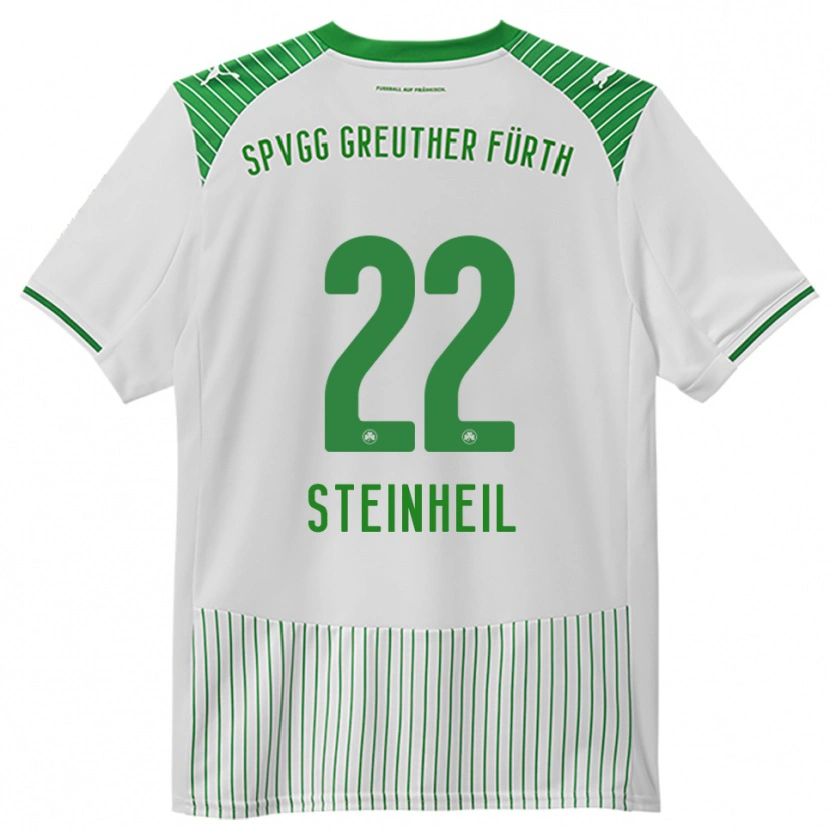 Danxen Herren Melvin Steinheil #22 Weiß Grün Heimtrikot Trikot 2025/26 T-Shirt