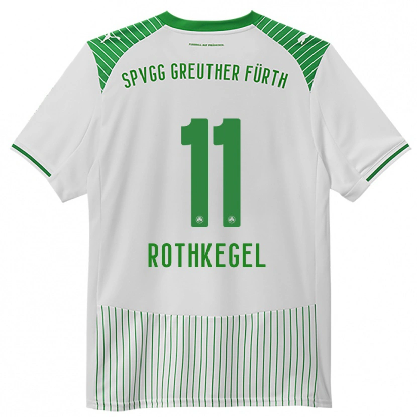 Danxen Herren Henri Rothkegel #11 Weiß Grün Heimtrikot Trikot 2025/26 T-Shirt