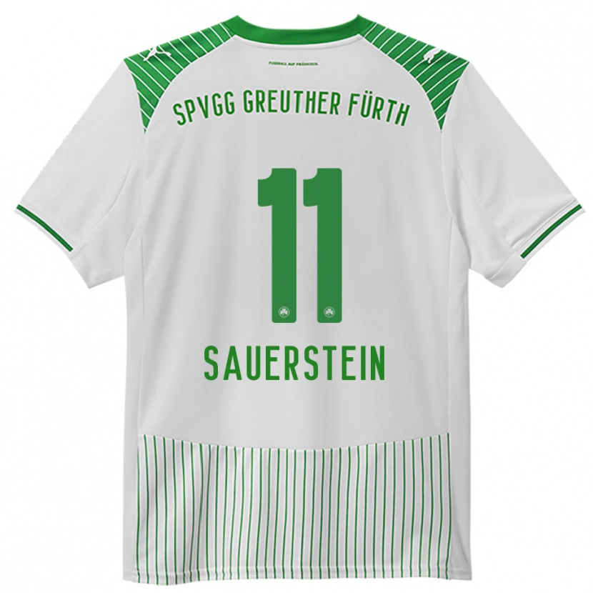 Danxen Herren Toni Sauerstein #11 Weiß Grün Heimtrikot Trikot 2025/26 T-Shirt