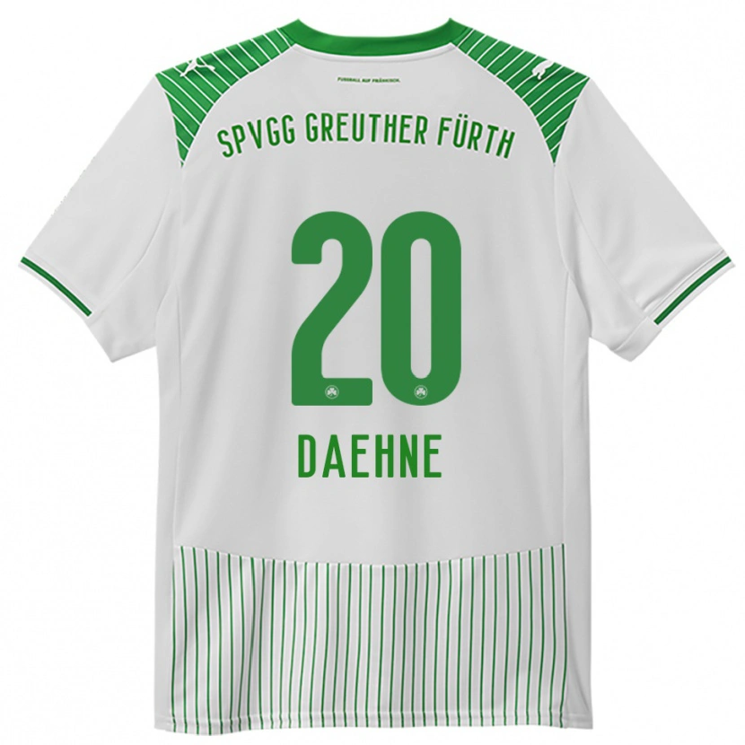 Danxen Herren Luis Daehne #20 Weiß Grün Heimtrikot Trikot 2025/26 T-Shirt