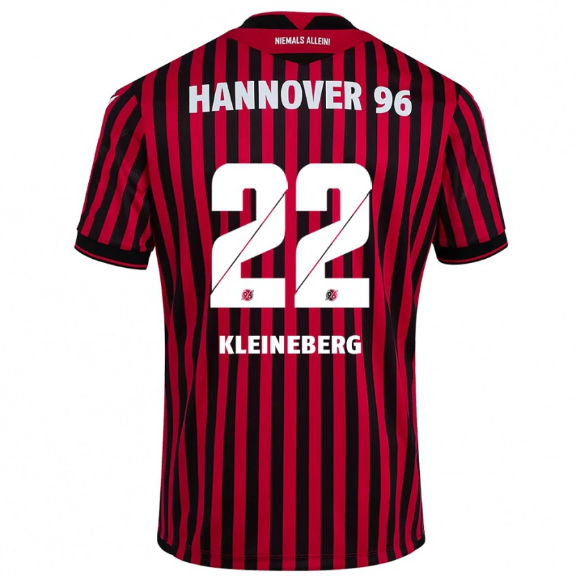 Danxen Herren Philip Kleineberg #22 Rot Schwarz Heimtrikot Trikot 2025/26 T-Shirt