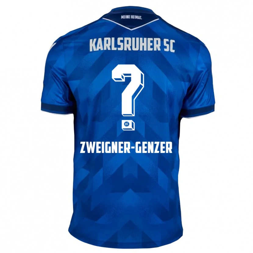 Danxen Herren Melissa Zweigner-Genzer #0 Blau Weiß Heimtrikot Trikot 2025/26 T-Shirt