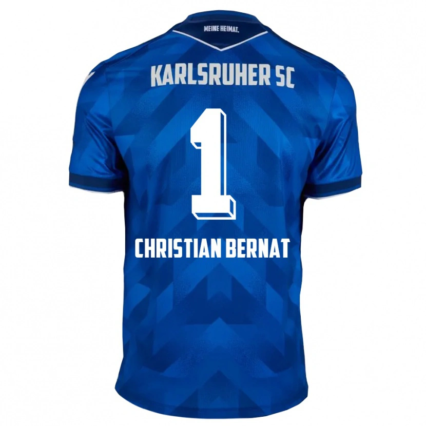 Danxen Herren Hans Christian Bernat #1 Blau Weiß Heimtrikot Trikot 2025/26 T-Shirt