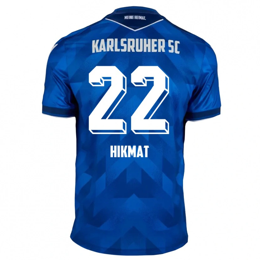 Danxen Herren Soufiane Hikmat #22 Blau Weiß Heimtrikot Trikot 2025/26 T-Shirt