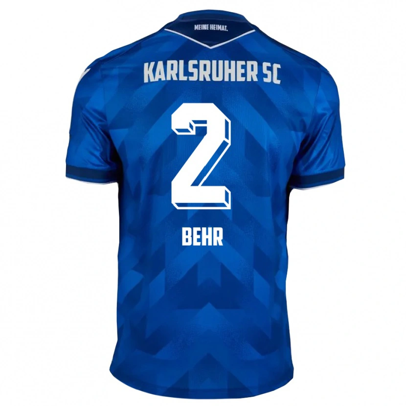 Danxen Herren Niklas Behr #2 Blau Weiß Heimtrikot Trikot 2025/26 T-Shirt