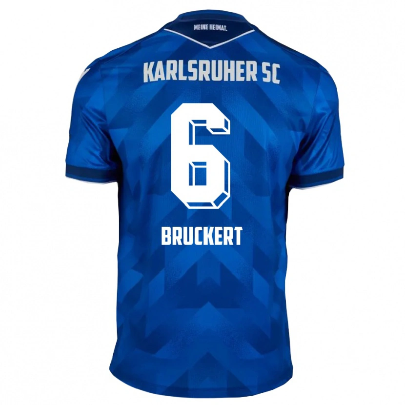 Danxen Herren Lenny Bruckert #6 Blau Weiß Heimtrikot Trikot 2025/26 T-Shirt