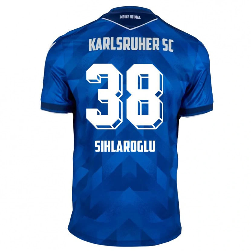 Danxen Herren Efe-Kaan Sihlaroglu #38 Blau Weiß Heimtrikot Trikot 2025/26 T-Shirt