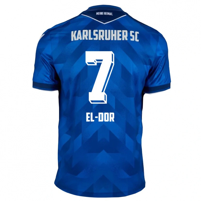 Danxen Herren Bassem El-Dor #7 Blau Weiß Heimtrikot Trikot 2025/26 T-Shirt