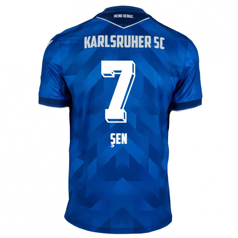 Danxen Herren Metin Şen #7 Blau Weiß Heimtrikot Trikot 2025/26 T-Shirt