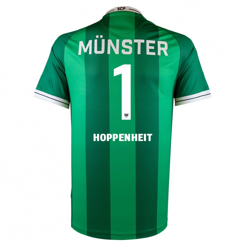 Danxen Herren Leander Hoppenheit #1 Grün Weiß Heimtrikot Trikot 2025/26 T-Shirt