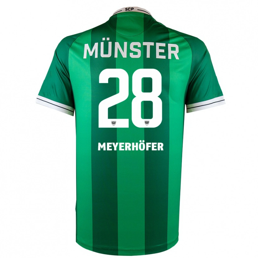 Danxen Herren Marco Meyerhöfer #28 Grün Weiß Heimtrikot Trikot 2025/26 T-Shirt