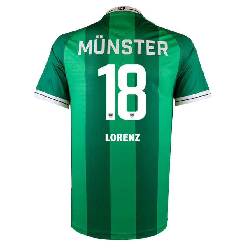 Danxen Herren Marc Lorenz #18 Grün Weiß Heimtrikot Trikot 2025/26 T-Shirt