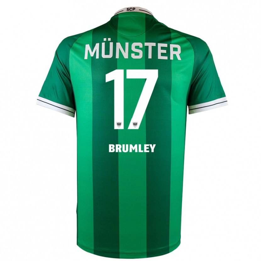 Danxen Herren Florian Brumley #17 Grün Weiß Heimtrikot Trikot 2025/26 T-Shirt