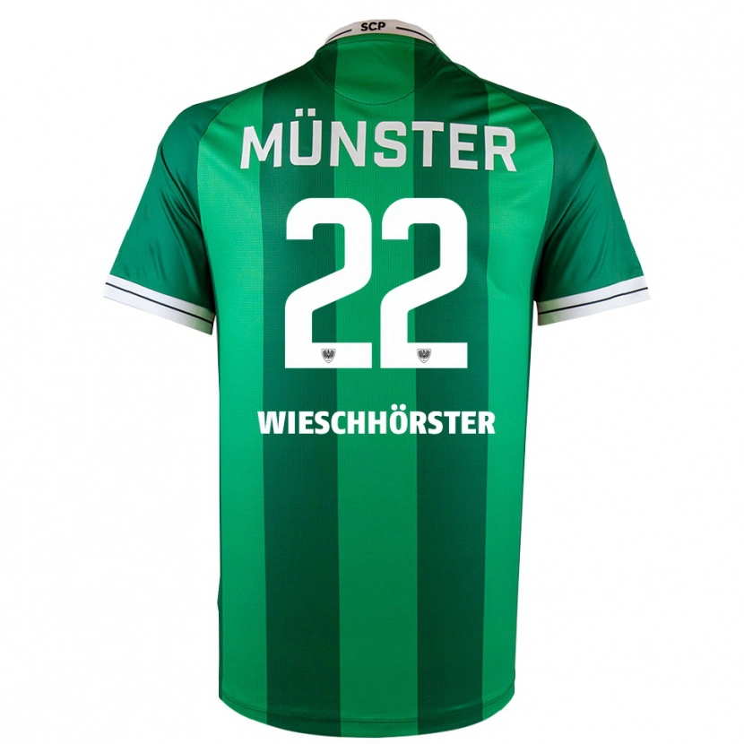 Danxen Herren Falk Wieschhörster #22 Grün Weiß Heimtrikot Trikot 2025/26 T-Shirt
