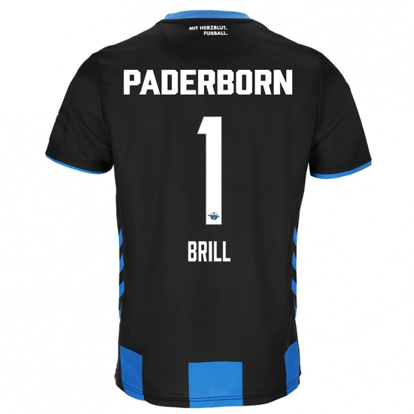 Danxen Herren Moritz Brill #1 Schwarz Blau Heimtrikot Trikot 2025/26 T-Shirt