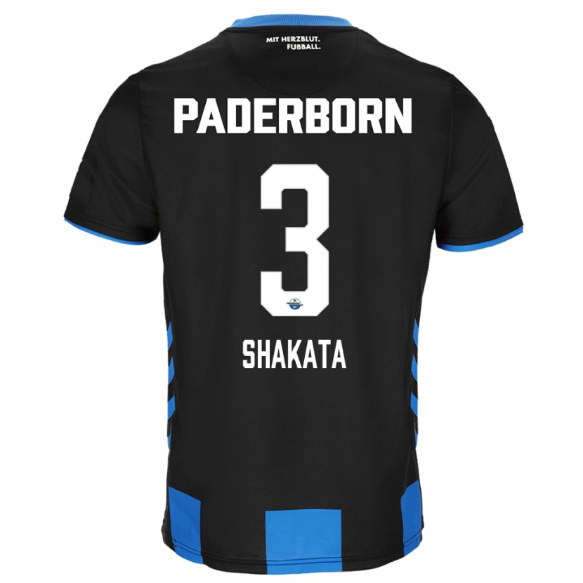 Danxen Herren Haruto Shakata #3 Schwarz Blau Heimtrikot Trikot 2025/26 T-Shirt