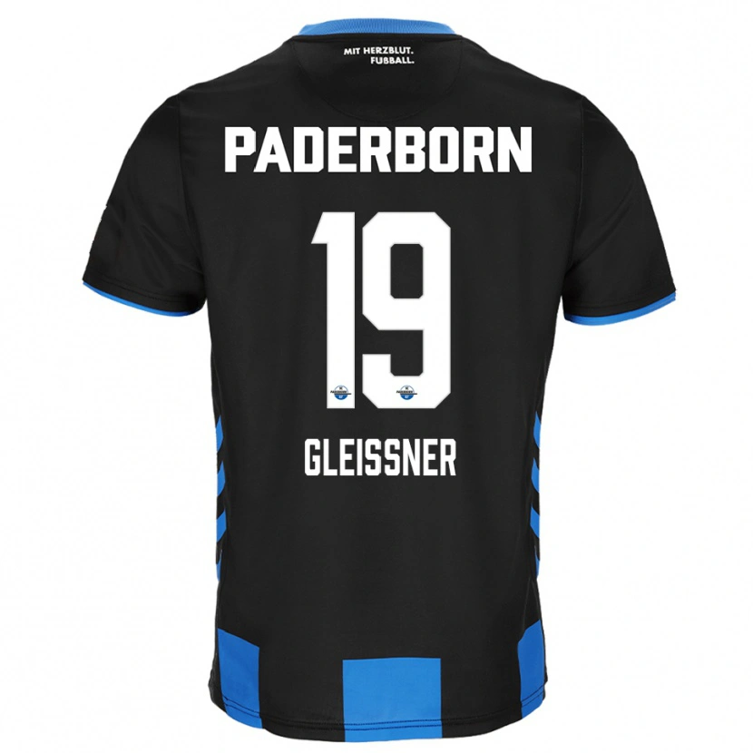 Danxen Herren Kevin Gleissner #19 Schwarz Blau Heimtrikot Trikot 2025/26 T-Shirt