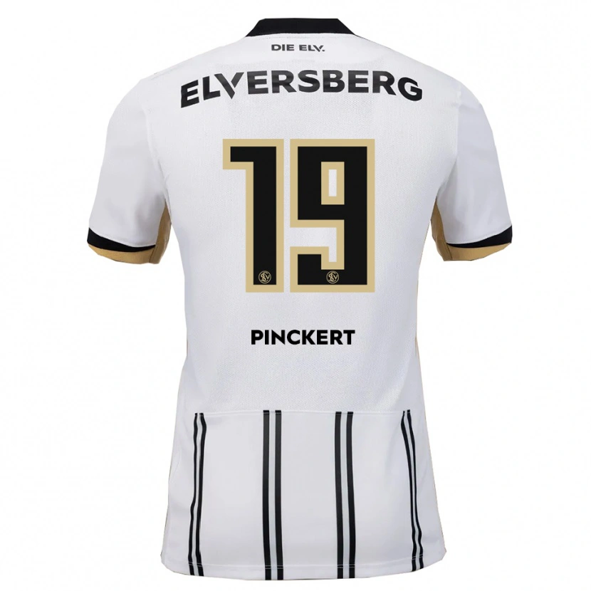 Danxen Herren Lukas Pinckert #19 Weiß Schwarz Heimtrikot Trikot 2025/26 T-Shirt