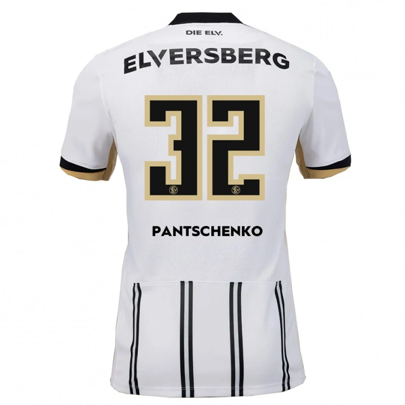 Danxen Herren Daniel Pantschenko #32 Weiß Schwarz Heimtrikot Trikot 2025/26 T-Shirt