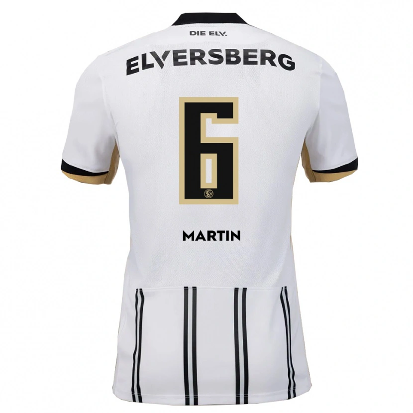 Danxen Herren Lara Martin #6 Weiß Schwarz Heimtrikot Trikot 2025/26 T-Shirt