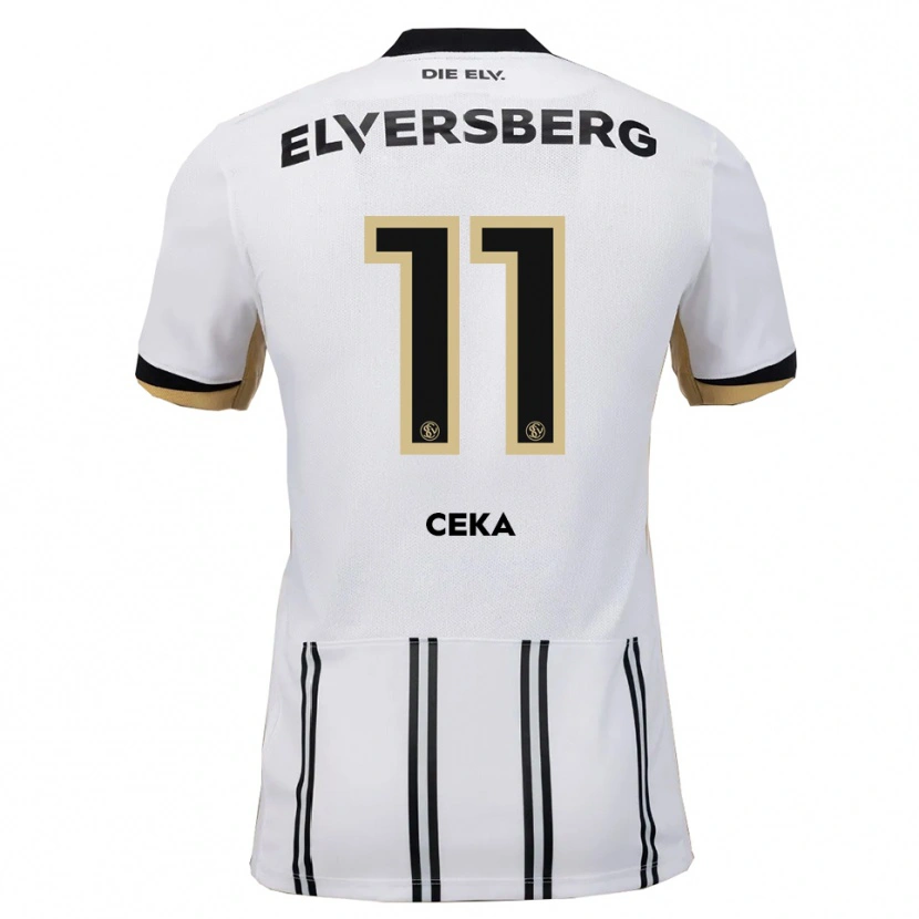 Danxen Herren Jason Ceka #11 Weiß Schwarz Heimtrikot Trikot 2025/26 T-Shirt