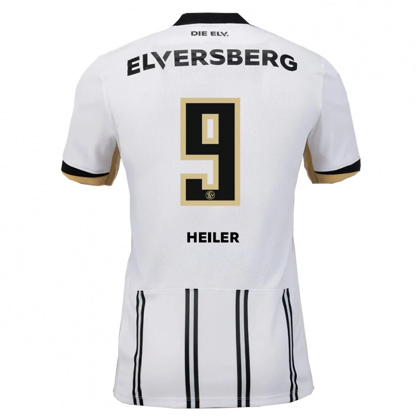 Danxen Herren Luca Heiler #9 Weiß Schwarz Heimtrikot Trikot 2025/26 T-Shirt