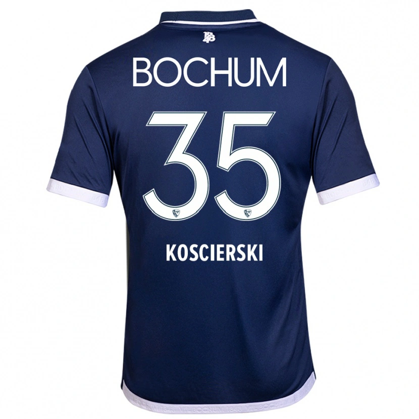 Danxen Herren Kacper Koscierski #35 Marineblau Weiß Heimtrikot Trikot 2025/26 T-Shirt