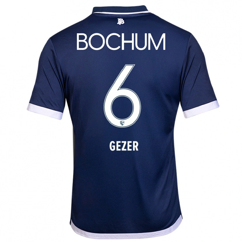 Danxen Herren Joel Gezer #6 Marineblau Weiß Heimtrikot Trikot 2025/26 T-Shirt
