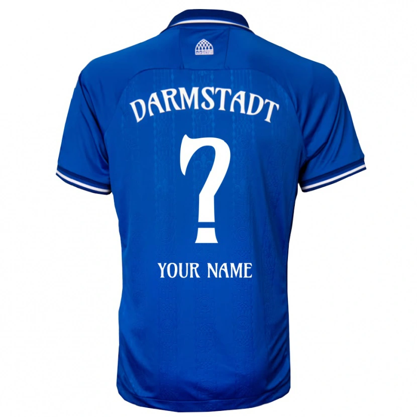 Danxen Herren Ihren Namen #0 Blau Weiß Heimtrikot Trikot 2025/26 T-Shirt