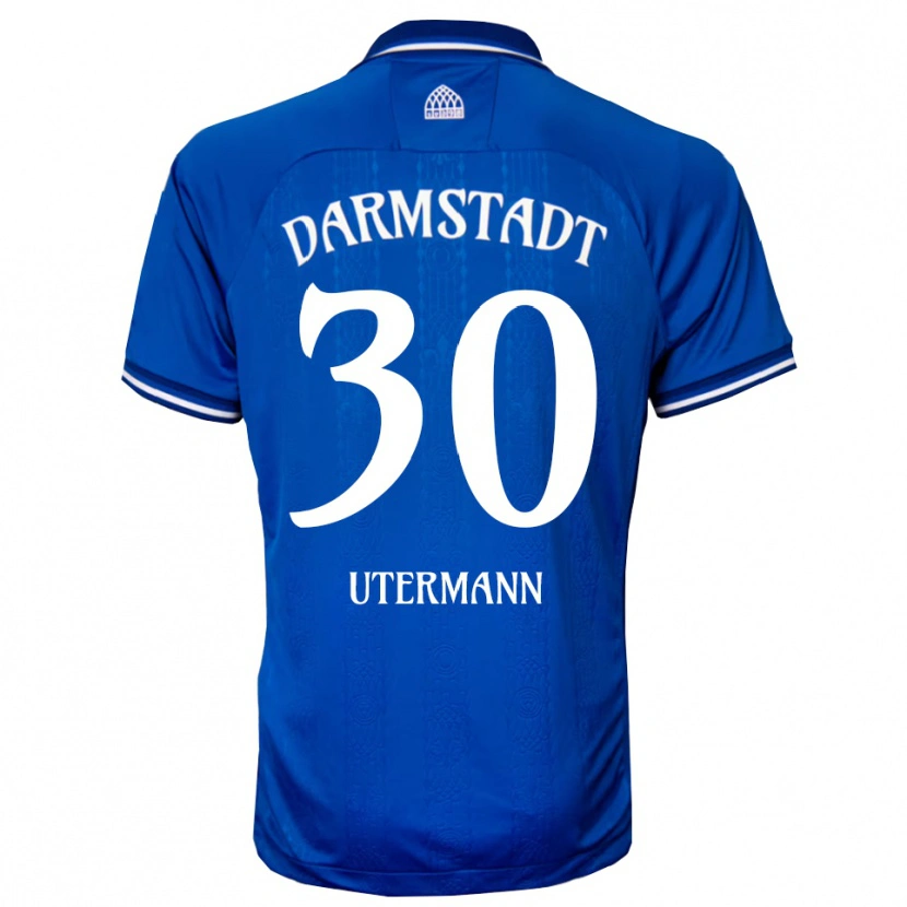 Danxen Herren Anton Utermann #30 Blau Weiß Heimtrikot Trikot 2025/26 T-Shirt