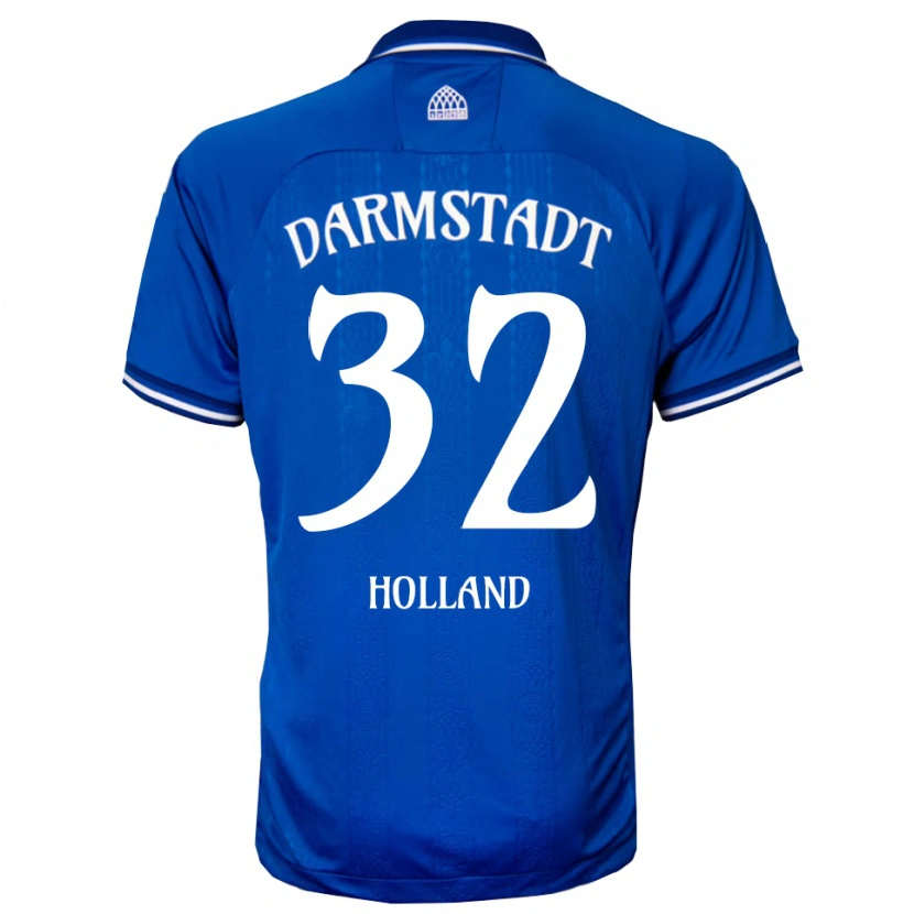 Danxen Herren Fabian Holland #32 Blau Weiß Heimtrikot Trikot 2025/26 T-Shirt