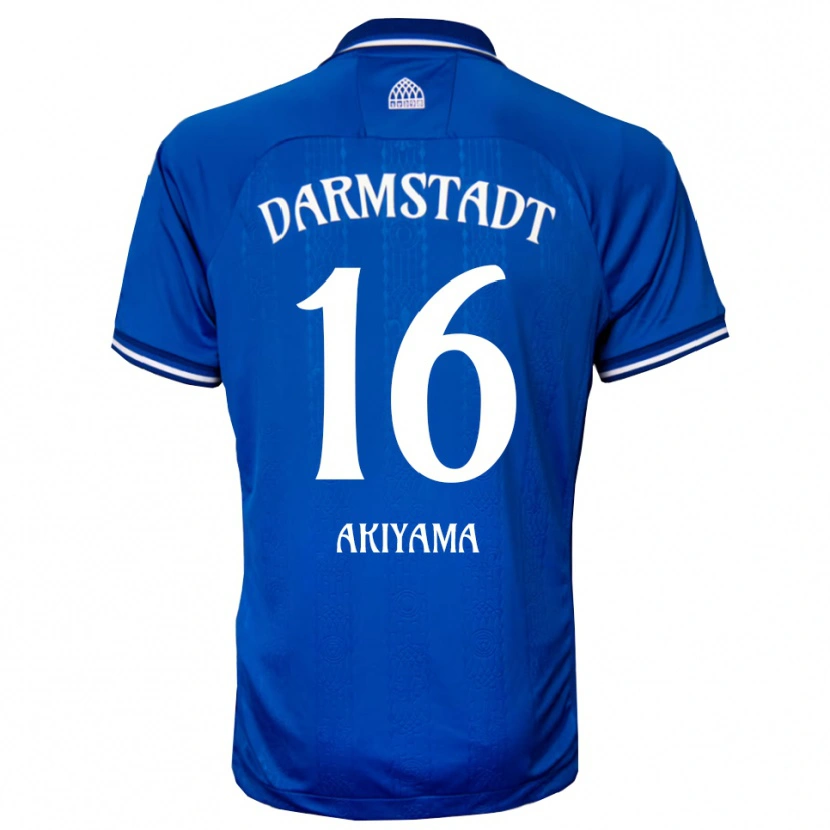 Danxen Herren Hiroki Akiyama #16 Blau Weiß Heimtrikot Trikot 2025/26 T-Shirt