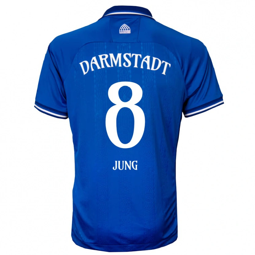 Danxen Herren Lennon Jung #8 Blau Weiß Heimtrikot Trikot 2025/26 T-Shirt