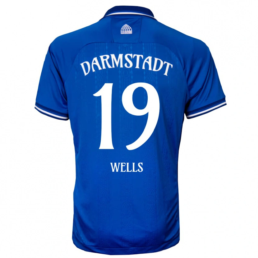 Danxen Herren Finnley Wells #19 Blau Weiß Heimtrikot Trikot 2025/26 T-Shirt